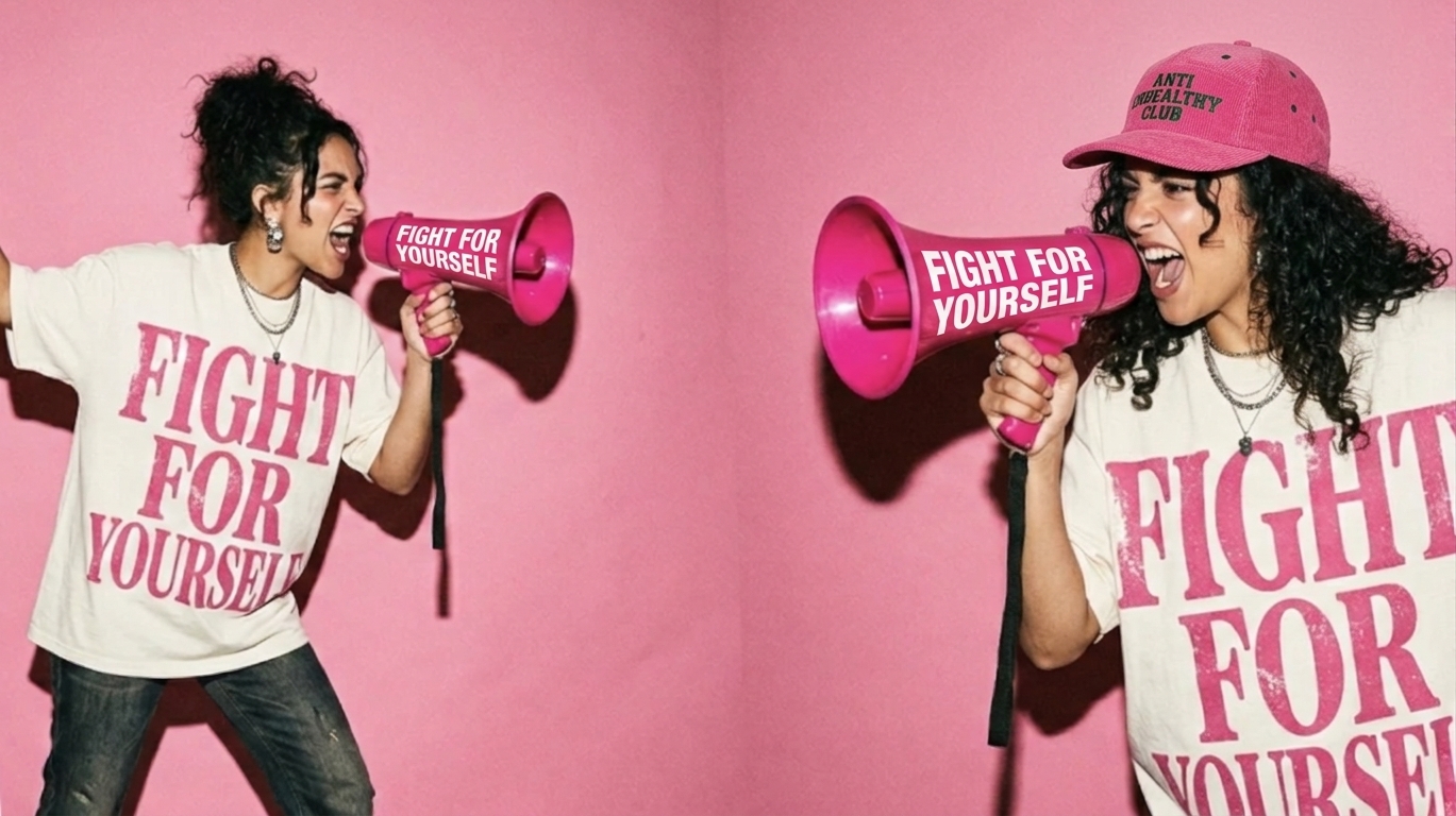 FIGHT TEE × CLUB MEGAFON